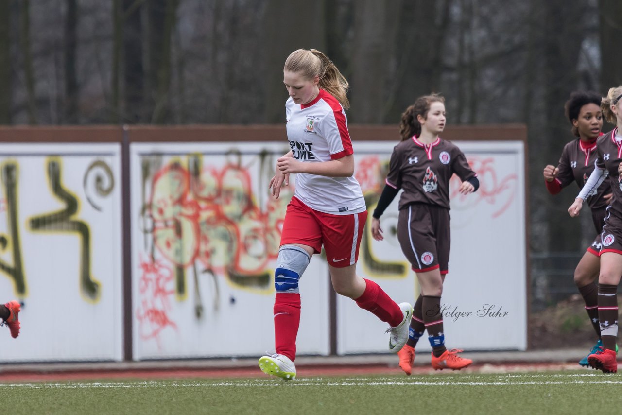 Bild 396 - B-Juniorinnen Walddoerfer - St.Pauli : Ergebnis: 4:1